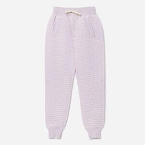 Everlane Women’s Lilac Purple The Organic Cotton Quilted Joggers Medium